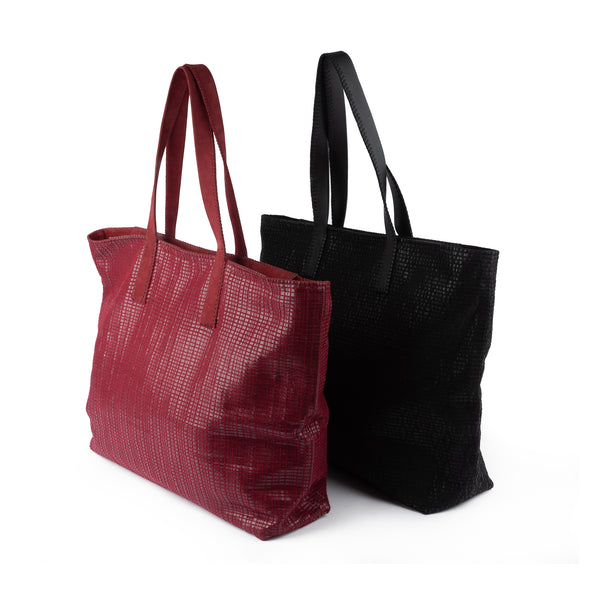 Weaved Leather Rectangular  Bag