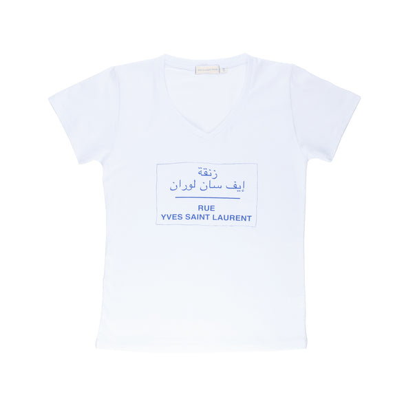 Rue YSL Women's V-Neck T Shirt