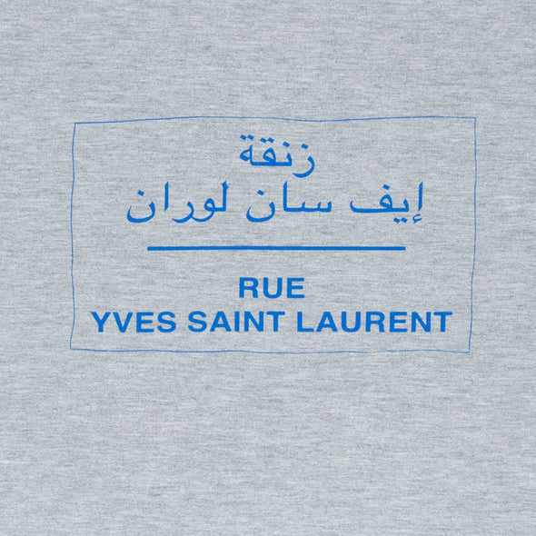 T Shirt Homme Rue YSL - Gris